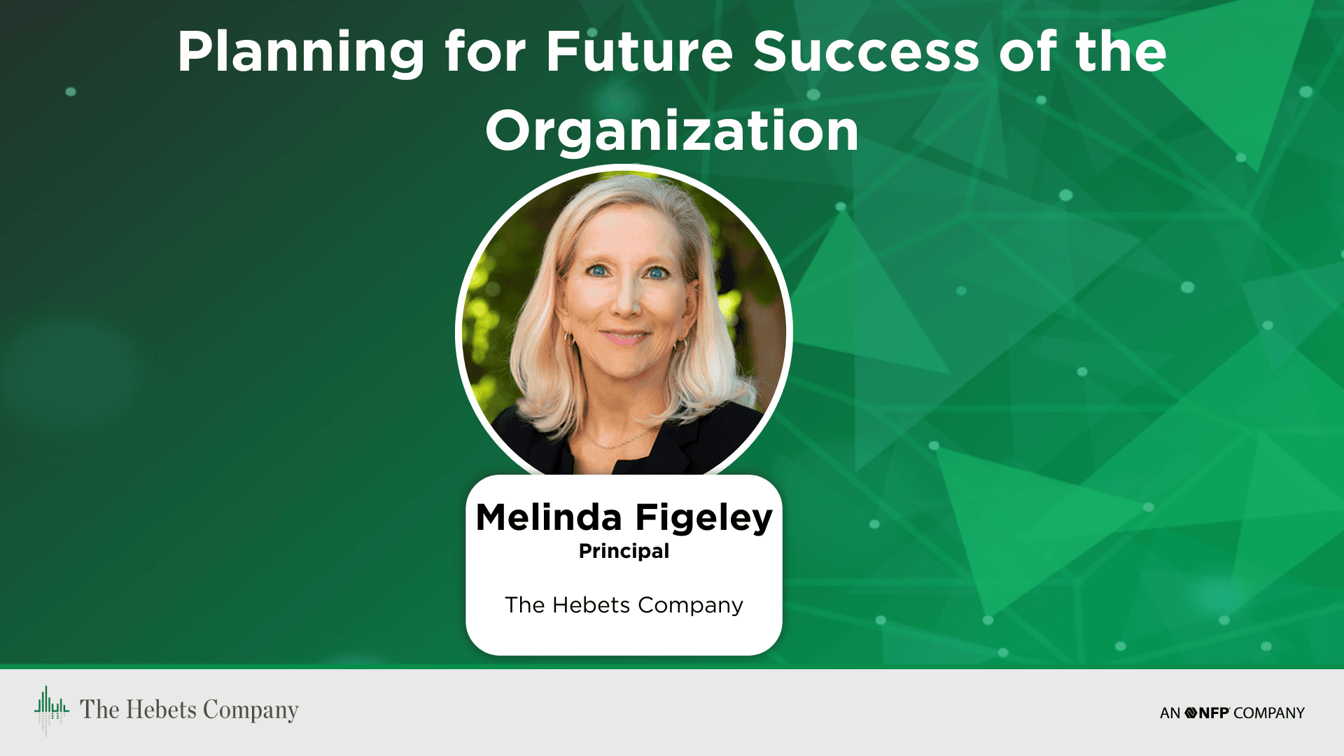 Speaker 3 - Melinda Figeley